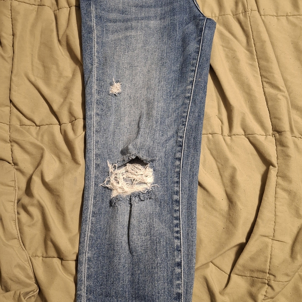 Distressed Blue Women's Jeans